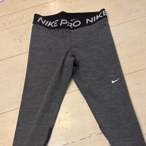 Nike Pro Gray Track Pants